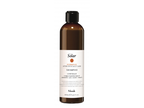 Nook Solar Superfood Saulės linijos šampūnas pH 4.5 - 5.5 250ml